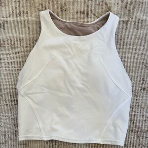 Lululemon Align High Neck 
Crop Top
Size 2
White